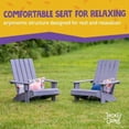 thumbnail image 4 of Jack & June Cedar Adirondack Chair – Rustic, Comfortable, and Durable Outdoor Furniture for Patios, Decks, and Gardens – Perfect for Relaxing and Entertaining!, 4 of 6