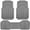 All Gray, variant on CAR GRAND Heavy Rubber Car Floor Mats, Deep Waterproof Car Mats All Weather, Universal Trim-to Fit Automotive Floor Mats for Car SUV Truck Van, Durable Floor Liners All Pink