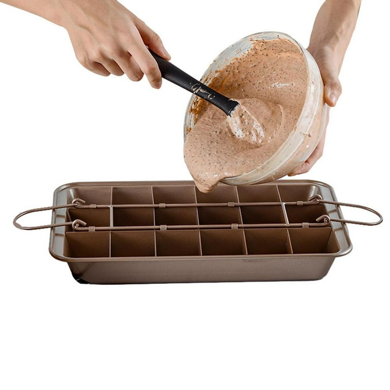 Zyliss 14 in. Nonstick Cake & Brownie Pan, Dishwasher Safe