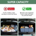 thumbnail image 3 of Collapsible Car Trunk Organizer with Handles 600D Oxford for Car Kitchen and Home Storage, Blue and White Color Scheme 13× 10.2×10.8inch, 3 of 6