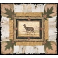 thumbnail image 2 of Pamela Gladding 16x15 White Modern Wood Framed Wall Art Titled - Spotted Doe, 2 of 5