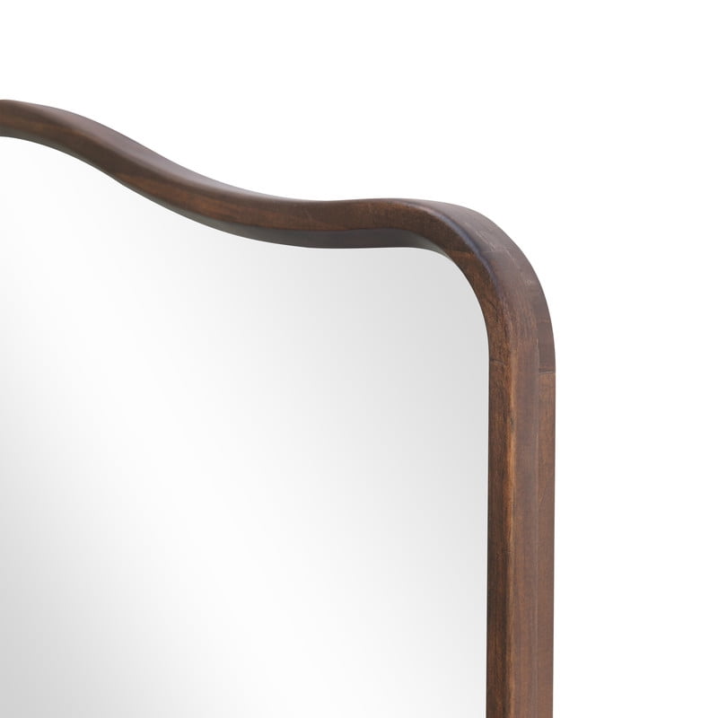 Better Homes & Gardens French Heritage 29x24 Walnut Large Wall Mirror for Living Room