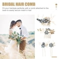 thumbnail image 4 of MasteelfCA 1 Set U Shape Hair Pins Rhinestone French Pin Wedding Hair Comb Flower Hair Clip, 4 of 7