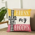 thumbnail image 1 of 45x45cm Decorative Polyester Pillow Cover with Zipper Closure, Modern Floral Pattern for Sofa or Home Decor, Easy to Clean and Removable for Practical Use, 1 of 6