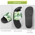 thumbnail image 7 of GZHJMY Stylish Slides for Women Men, Tropical Style Palm Leaves Soft Flexible Slip-on Sandals Slippers, 7 of 7