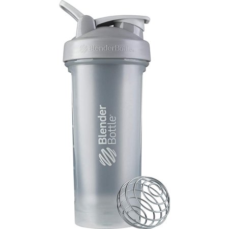 BlenderBottle Classic V2 Shaker Bottle Perfect for Protein Shakes and Pre Workout 28-Ounce Pebble Grey