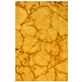 thumbnail image 2 of Handmade Wool Gold Contemporary Abstract Dip Dyed Rug, Made in India, 2 of 5