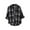 504_Black, variant on Jxximdong Fashion Coat for Women, Spring and Autumn Checkered Shirt New Retro Style Loose Long Sleeved Shirt Coat, Women's Coats Black