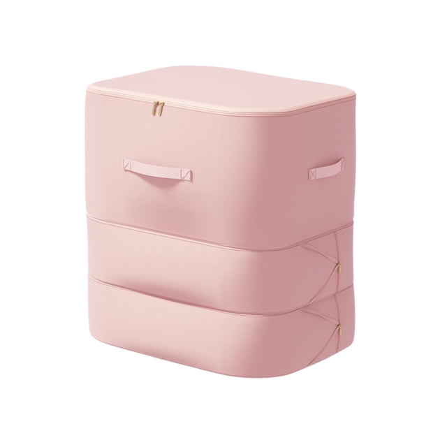Sac de Rangement de Compression Robuste pour Voyage et Maison, Organisateur de Couette Extensible avec Double Fermeture Éclair et Matériau Imperméable