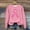 Pink#01, variant on Cxenplz Womens Breast Cancer Awareness Sweatshirt Casual Fall Long Sleeve Pullover Pink Ribbon Print Sweater Holiday Comfy Clothes