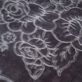 thumbnail image 3 of Townhouse Super Soft Floral Embossing Weighted Blankets Solid Design Warm Heavy Blanket, 1 ply Jumbo Size (Gray), 3 of 8