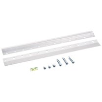 Impressions Vanity Hanging Wall Mount  Crystal Mirror 31.5 inch length and height 1.625 inch Hanging Kit