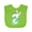 Apple Green, variant on Inktastic Easter Bunny Second Birthday Bow Tie Boys or Girls Baby Bib