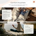 thumbnail image 5 of 24/7 Rejuv 6 inch Twin XL Memory Foam Mattress, Medium Firm Pressure Relief Foam Mattress in a Box, White, 5 of 9