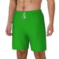thumbnail image 2 of Balery Green Mens Swim Trunks Swim Shorts for Men Quick Dry Inseam Beach Shorts with Compression Liner Pocket-Small, 2 of 9