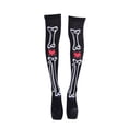 thumbnail image 2 of SAZBJOJN Women's Halloween Socks Party Holiday Dress Up Thigh High Socks for Women Soft Stretch Socks Accessory for Halloween Party Daily Wear White One Size, 2 of 4