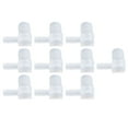 thumbnail image 4 of 10PCS Plastic Hose Joints Barb Reducer Fittings L Type 90 Degree Elbow Pipe Connectors 12x6MM, 4 of 14