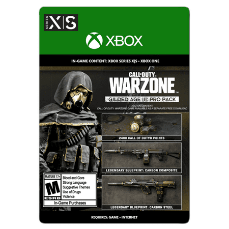 Call of Duty: Warzone Gilded Age III Pro Pack, Microsoft, Xbox Series X,S, Xbox One, [Digital Download]