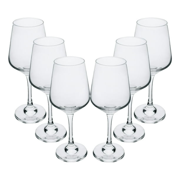 Set de 6 Copas de Cristal para Vino - 435ml