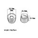 thumbnail image 2 of BESTYASH 5Ud Perillas Para Guitarra Y Bajo Pedal De Plástico Negro Resistentes, 2 of 8