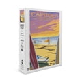 thumbnail image 2 of Capitola, California, Surfers at Sunset (1000 Piece Puzzle, Size 19x27, Challenging Jigsaw Puzzle for Adults and Family, Made in USA), 2 of 4