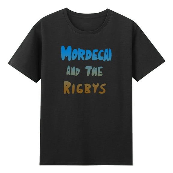 Mordecai and the Rigbys T-shirt Crewneck Short Sleeve Cotton Tee Women Men Streetwear Tops