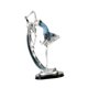thumbnail image 5 of Estatua de bailarina de resina, elegante figura de bailarina para mueble de TV, mesa de comedor Azul, 5 of 9