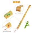 thumbnail image 5 of 3 Pcs Natural Bamboo Back Scratcher Long Reach Pick Itch Relief Tool, 5 of 7