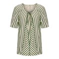 thumbnail image 7 of Bzhegqhd Woman Fashion Print Round Neck Drawstring Short Sleeve Pockets Jumpsuit, 7 of 7