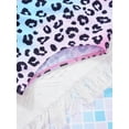 thumbnail image 6 of YONGHS Kids Girls Leopard Printed One Shoulder Gymnastics Leotard Ballet Dance Top Pink Leopard 4, 6 of 7