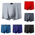 thumbnail image 4 of Mens Underwear,Men's Underwear Soft Breathable Comfort Fit Briefs for Everyday Wear with Supportive Elastic Waistband Design,Men's Underwear,Red,8XL, 4 of 4