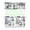 Hawaiian Tropical, variant on Tropical Sunset Palm Tree Kitchen Curtains 3-Pack - Boho Coastal Tier & Valance Set with Rod Pocket (54x18" + 2x27.5x24") Beachy Semi-Sheer Window Treatments