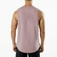 thumbnail image 5 of WAENQINLA Beach Tank Tops for Men Solid Color Basic Gym Bodybuilding Muscle Tee Summer Loose Fit Curved Hem Workout Tank Shirt, 5 of 5
