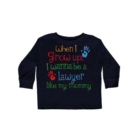 

Inktastic Lawyer like Mommy Gift Toddler Boy or Toddler Girl Long Sleeve T-Shirt