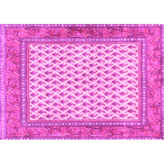 Ahgly Company Indoor Rectangle Persian Pink Traditional Area Rugs, 2' x 3'