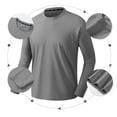 thumbnail image 4 of Mlzmgr Plus Size Athletic Shirts for Men Long Sleeve Mock Neck Qucik Drying Workout Shirts for Men L-5XL, 4 of 7