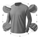 thumbnail image 4 of pstuiky camisa de manga larga para hombre, Camiseta informal de cuello redondo para hombre, camiseta deportiva informal falsa, camiseta de cuello redondo de manga larga m, 4 of 7
