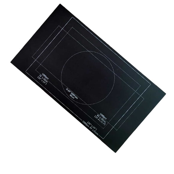 Xingzhi Puzzles Roll Mat Funny Storage Playing Felt Printing Blanket Up To 1500 Pieces with Storage Bag Travel Organization 26x46inch black