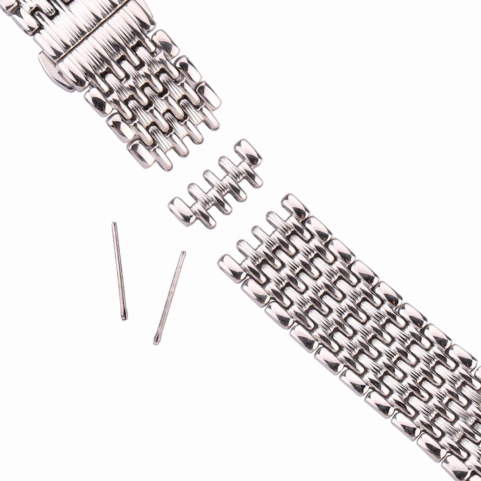 Stainless Steel Watch Bracelet 16 18 20mm 22mm Solid Strap For Men Women Fit For Galaxy Watch 7 Ultra Fit For Huawei Watch GT 4 Smartwatch Band