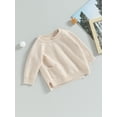 thumbnail image 3 of Bagilaanoe Newborn Baby Girl Boy Knitted Sweater Long Sleeve Pullover 3M 6M 9M 12M 18M 24M Infant Warm Jumpers Tops Fall Loose Knitwear, 3 of 7