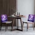 thumbnail image 4 of TSOVTHRID Dolphin Moon Starry Night Print Chair Covers Washable Chair Back Protector Covers Soft Dining Chairs Slipcovers for Kitchen Party Festival Home Decor, Set of 2, 4 of 7