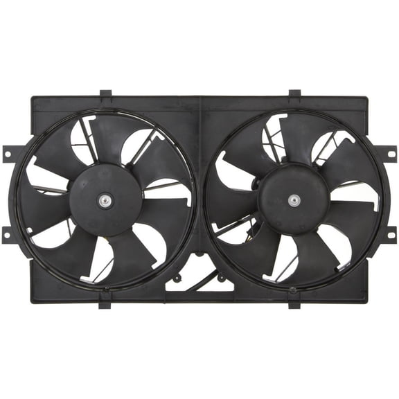 For Chrysler Cirrus A/C Radiator Fan Assembly 1995 96 97 98 99 2000 V6 Engine Replacement For CH3115112 | 4882627, 4798895, 4592084, 4856675