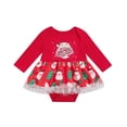thumbnail image 1 of goowrom Barboteuse de Noël pour Bébé, Cache-Couche à Imprimé du Père Noël, 1 of 9