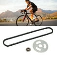 thumbnail image 1 of T8F Drive Chain 116 Links, Easy Install Stable Performance Steel T8F 13T Front Sprocket Anticorrosion  for Mini Bike, 1 of 7