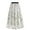 White, variant on Pntutb Womens Spring Summer Skirts New Retro Slim Mesh Embroidery Half-Body Skirt