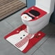 thumbnail image 1 of Juego de Dos Piezas de Decoración Navideña para Baño con Funda de inodoro onlyliua, 1 of 7
