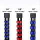 thumbnail image 4 of Organizador de 3 Unidades de Dados de 1/2, 3/8 y 1/4 Pulgada, Soportes de Riel para Dados de Alta Resistencia, Color Azul., 4 of 5