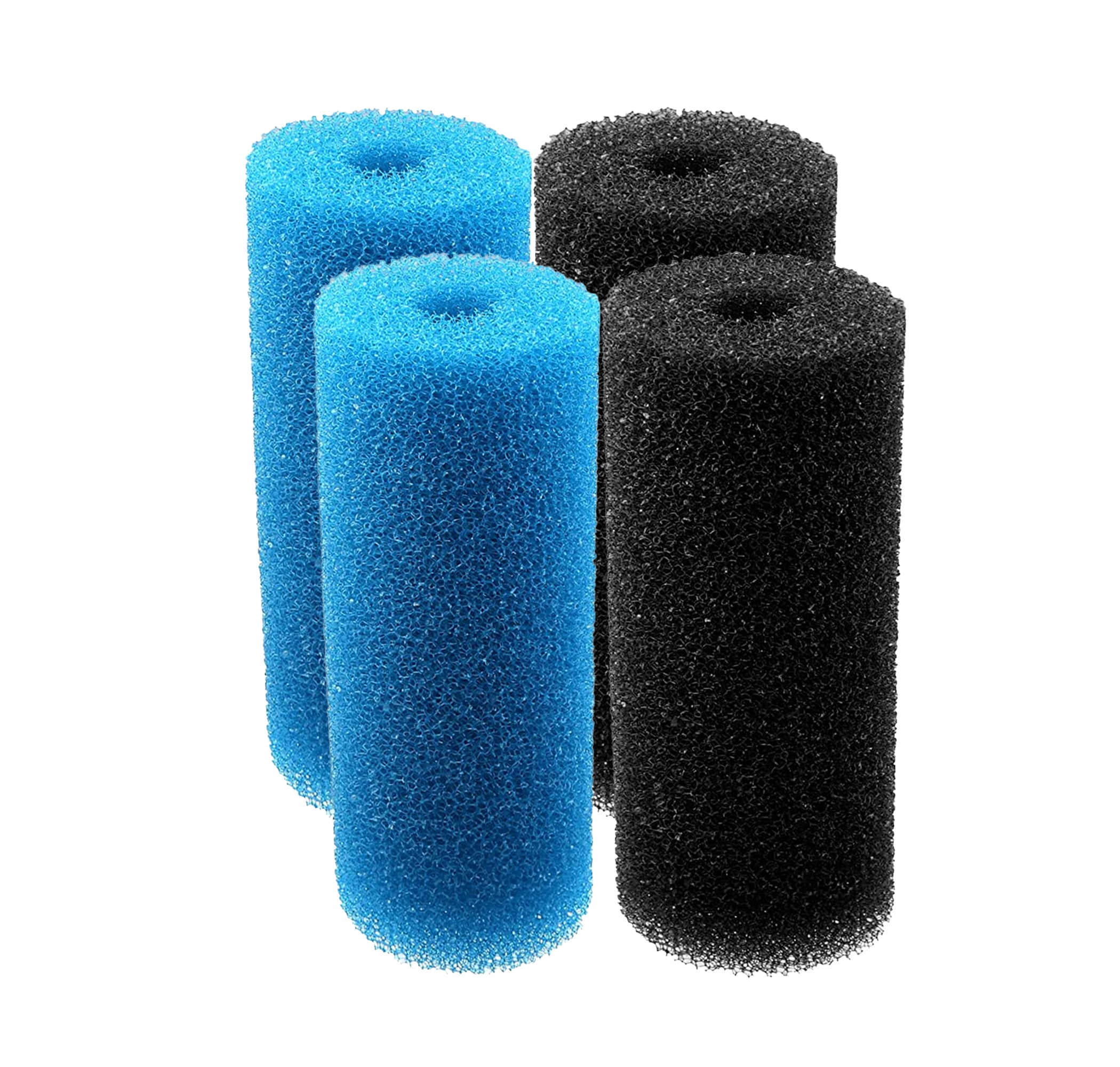 Aquarium Pond DIY Bio Sponge Filter Media Pad - Rounded 11x11 Inch For 5 Gallon Bucket, 20-35-50ppi Set