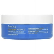 Farmstay, Collagen Water Full Hydrogel Eye Patch, 60 Sheets Pack of 2