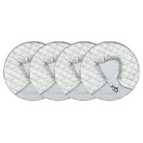 Unique Bargains 4pcs Tire Covers Aluminum Film Tire Protector for Car Auto RV Trailer Wheel ["30''-32''"] Silver